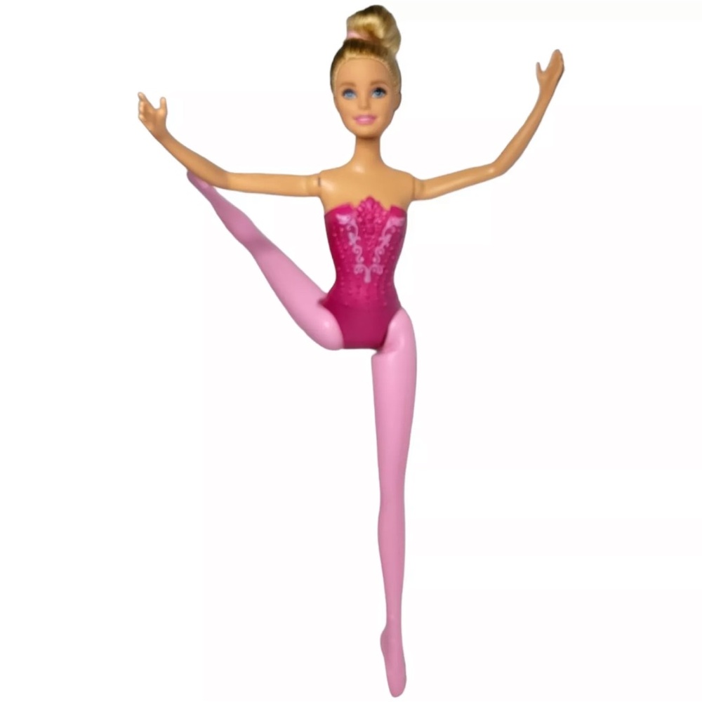 2015 Mattel Barbie Fashionistas Ballerina Doll Ballet Pink Permanent Clothing